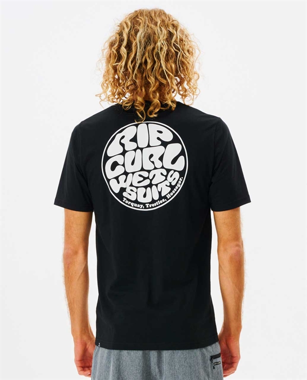 Rip Curl Icons of Surf UPF S/S T-Shirt - Black